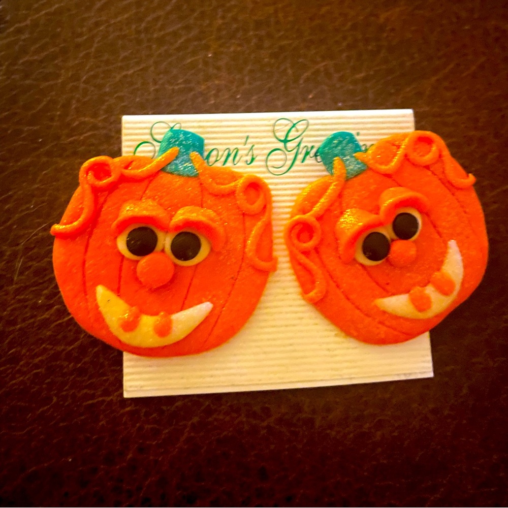 Pumpkin earrings